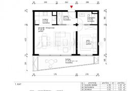 ZGRADA B, STAN B104, NOVOGRADNJA, PRODAJA, POREČ, 57,84 m2, 3S, Poreč, Appartamento