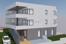 VODICE, novi projekt, 2. kat, 600 m do plaže, lift, 3 spavaće sobe, Vodice, Kвартира