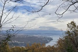 Matulji - građevinsko zemljište s panoramskim pogledom na Kvarnerski zaljev, Matulji, Land