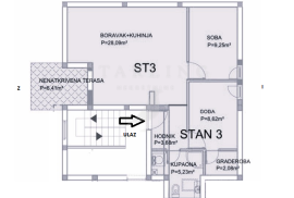 STAN, PRODAJA, ZAGREB, GRAČANI, 72 m2, 3-soban, Zagreb, Flat