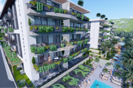 Luksuznih 82 m2, 3-soban, 1. kat, Makarska, Hills Residence, II/101, Makarska, Appartement