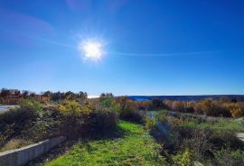 Labin, Zemljište s građevinskom dozvolom, pogled na more 607 m2, Labin, Zemljište