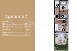 Atraktivni apartmani u luksuznom naselju, 100 metara od mora!, Umag, Διαμέρισμα