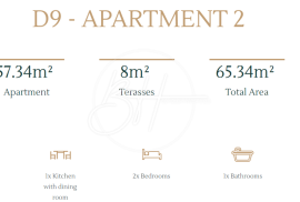 Moderni apartmani u luksuznom naselju, 100 m od mora, Umag, Apartamento