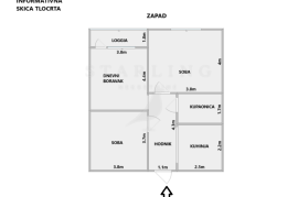 STAN, PRODAJA, ZAGREB, GAJNICE, 64 m2, 3-soban, Podsused - Vrapče, Kвартира