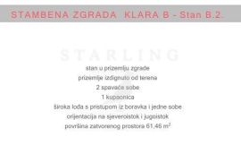 STAN B.2., NOVOGRADNJA, PRODAJA, SVETA KLARA, 69,17 m2, 3-SOBAN, Zagreb, Appartement