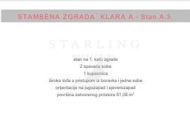 STAN A.3., NOVOGRADNJA, PRODAJA, SVETA KLARA, 70,56 m2, 3s, Zagreb, Appartement