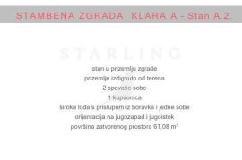 STAN A.2., NOVOGRADNJA, PRODAJA, SVETA KLARA, 70,56 m2, 3-SOBAN, Zagreb, Διαμέρισμα