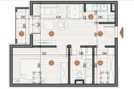 Voždovac, Jajinci, nov stan 45,01m2, PDV, Voždovac, Wohnung