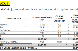 SELINE, ZADAR - TOP LOKACIJA! S1 Novogradnja sa spektakularnim pogledom!, Starigrad, Διαμέρισμα