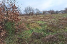 Građevinsko zemljište Prodaje se građevinsko zemljište s pogledom prema moru, blizu Kanfanara, Kanfanar, Tierra