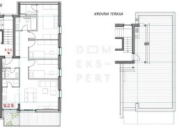 Maksimir, Jordanovac, Novogradnja, Četverosoban stan, krovna terasa - 103m2, Zagreb, Wohnung