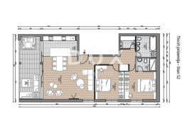 OPATIJA, CENTAR - ekskluzivan stan iznad centra Opatije u novogradnji s panoramskim pogledom na more, garažom i jacuzzijem, Opatija, شقة