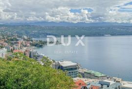 OPATIJA, CENTAR - fantastičan stan u potkrovlju s panoramskim pogledom i garažom u novogradnji iznad centra Opatije, Opatija, Daire