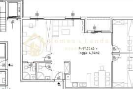 Zaprešić,novi 4-soban stan 102m2 (S12)na 1 katu s prekrasnim pogledom, Zaprešić, Daire