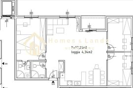 Zaprešić,novi 4-soban stan 102m2 (S12)na 1 katu s prekrasnim pogledom, Zaprešić, Daire