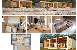 AURORA-mob.kućica visoki rohbau površine 54m²(neto 32 m²+terasa 22 m²), Zadar, Haus