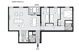 STAN S1.2, NOVOGRADNJA, PRODAJA, ZAPREŠIĆ, CENTAR, 93,40 m2, 4s, Zaprešić, Wohnung