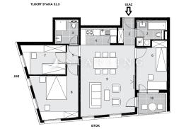 STAN S1.3, NOVOGRADNJA, PRODAJA, ZAPREŠIĆ, CENTAR, 85,20 m2, 4s, Zaprešić, Flat