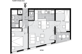 STAN S4.6, NOVOGRADNJA, PRODAJA, ZAPREŠIĆ, CENTAR, 61,70 m2, 3s, Zaprešić, Apartamento