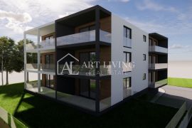 Istra, Umag, okolica - EKSKLUZIVNO - trosoban stan u prizemlju 123 m2, 150 m od mora  - NOVOGRADNJA, Umag, Appartment