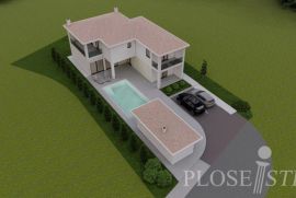 PROJEKT! POREČ - KAŠTELIR! VILA SA BAZENOM, PRODAJA!, Kaštelir-Labinci, Casa