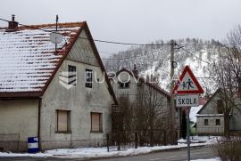 Fužine, Vrata, građevinski teren za dvojnu kuću s 2 stana, građevinska dozvola, Fužine, أرض