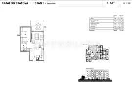 S3, NOVOGRADNJA, PRODAJA, ZAPREŠIĆ, CENTAR, 56 m2, 2s, Zaprešić, Wohnung