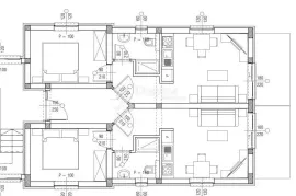 Vrsi - Nov stan s 2 apartmana i krovnom terasom, Nin, Kвартира