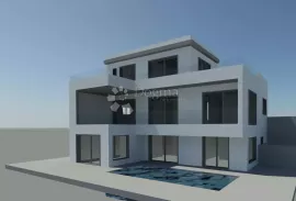 Građevinsko Zemljište S Projektom Za Villu, Trogir, Terreno