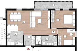 Rezidencija Topola Stan S-18, Varaždin, Wohnung