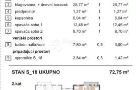 Rezidencija Topola Stan S-18, Varaždin, Wohnung