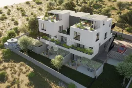 VODICE - S3 DVOSOBAN STAN U PRIZEMLJU S VRTOM, 119.60 m2 NETTO, Vodice, Wohnung