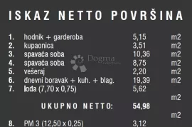 Novogradnja Štinjan - dvosoban stan - 2. kat, Pula, Kвартира