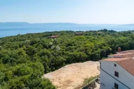 POGLED MORE, SA PROJEKTOM ZA VILLU S BAZENOM!, Labin, Tierra