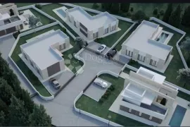 SREDIŠNJA ISTRA! GRAĐEVINSKO ZEMLJIŠTE SA PROJEKTOM ZA 5 KUĆA S BAZENOM, Tinjan, Land