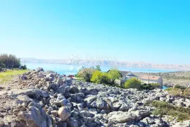 CESARICA, GRAĐEVINSKO ZEMLJIŠTE S PANORAMSKIM POGLEDOM NA MORE, Karlobag, Tierra