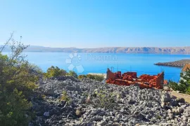 CESARICA, GRAĐEVINSKO ZEMLJIŠTE S PANORAMSKIM POGLEDOM NA MORE, Karlobag, Tierra