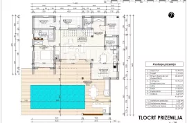 ISTRA, KAŠTELIR - Građevinsko zemljište s idejnim projektom i pogledom na more, Kaštelir-Labinci, Land