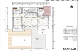 ISTRA, KAŠTELIR - Građevinsko zemljište s idejnim projektom i pogledom na more, Kaštelir-Labinci, Land