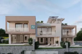 VODICE, novi projekt, troetažni stan, bazen, pogled na more, vrt, S2, Vodice, Appartment