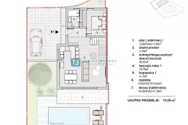 VODICE, novi projekt, dvoetažni stan, bazen, pogled na more, vrt, S1, Vodice, Apartamento