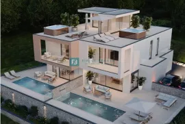 VODICE, novi projekt, luksuzna dvojna kuća, pogled na more, bazen, jacuzzi, Vodice, Haus