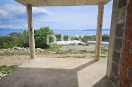 IČIĆI, POLJANE- kuća (započeta gradnje) 320m2 s panoramskim pogledom na more + okoliš 1123m2, Opatija - Okolica, Дом