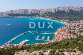 OTOK KRK, BAŠKA - Zemljište sa prilazom za aute, Baška, Tierra