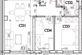 Novogradnja na odličnoj obiteljskoj lokaciji (Stan CD) - 2.KAT, Pula, Appartement