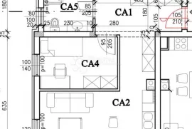 Novogradnja na odličnoj obiteljskoj lokaciji (Stan CA) - 2.KAT, Pula, Appartement