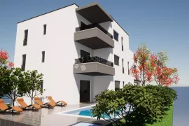 RUDINE - STAN NOVOGRADNJA 78 m2 + BAZEN + VRT (S1), Kaštela, Appartment