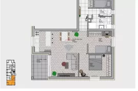 Sveta Nedelja, Brezje, stan (S8) 91 m2, 3S+DB+terasa, GPM, VPM, Sveta Nedelja, Stan