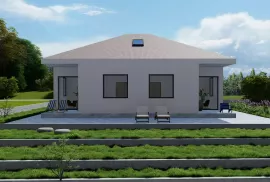 Građevinsko zemljište s idejnim projektom i uvjetima gradnje, Povljana, 977m2, Povljana, Terrain